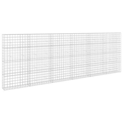 vidaXL Gabion with 5 mm Wire and 10x10 cm Mesh 600x30x200 cm 2
