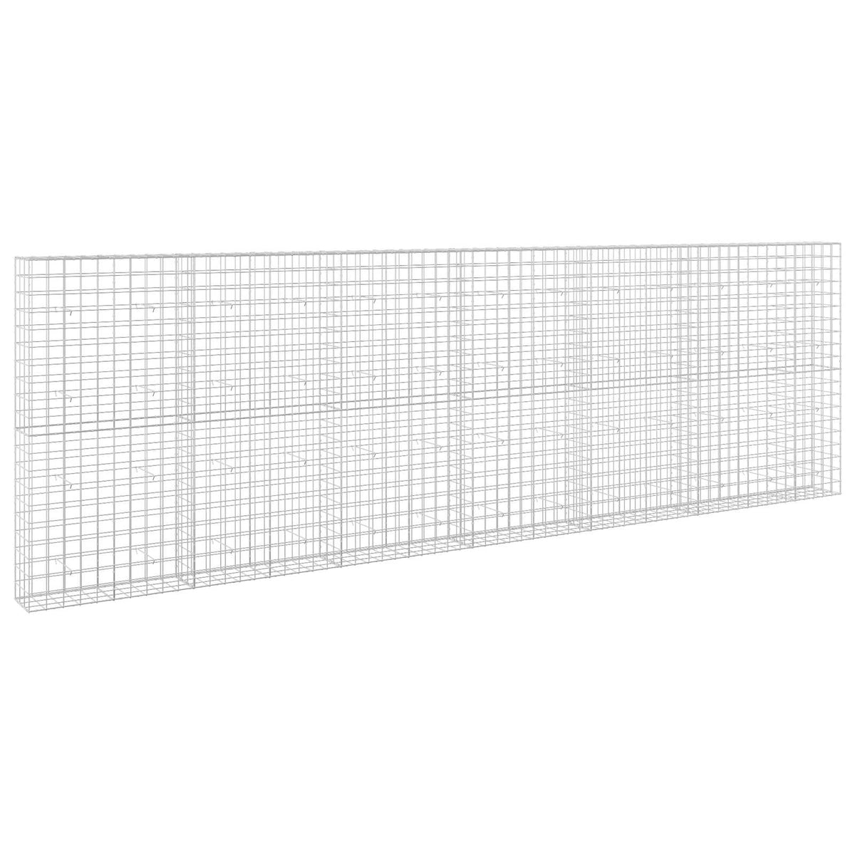 vidaXL Gabion with 5 mm Wire and 10x10 cm Mesh 650x30x200 cm 2