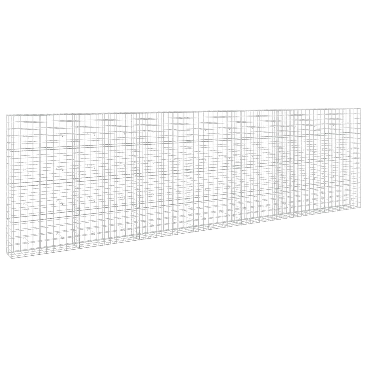 vidaXL Gabion with 5 mm Wire and 10x10 cm Mesh 700x30x200 cm 2