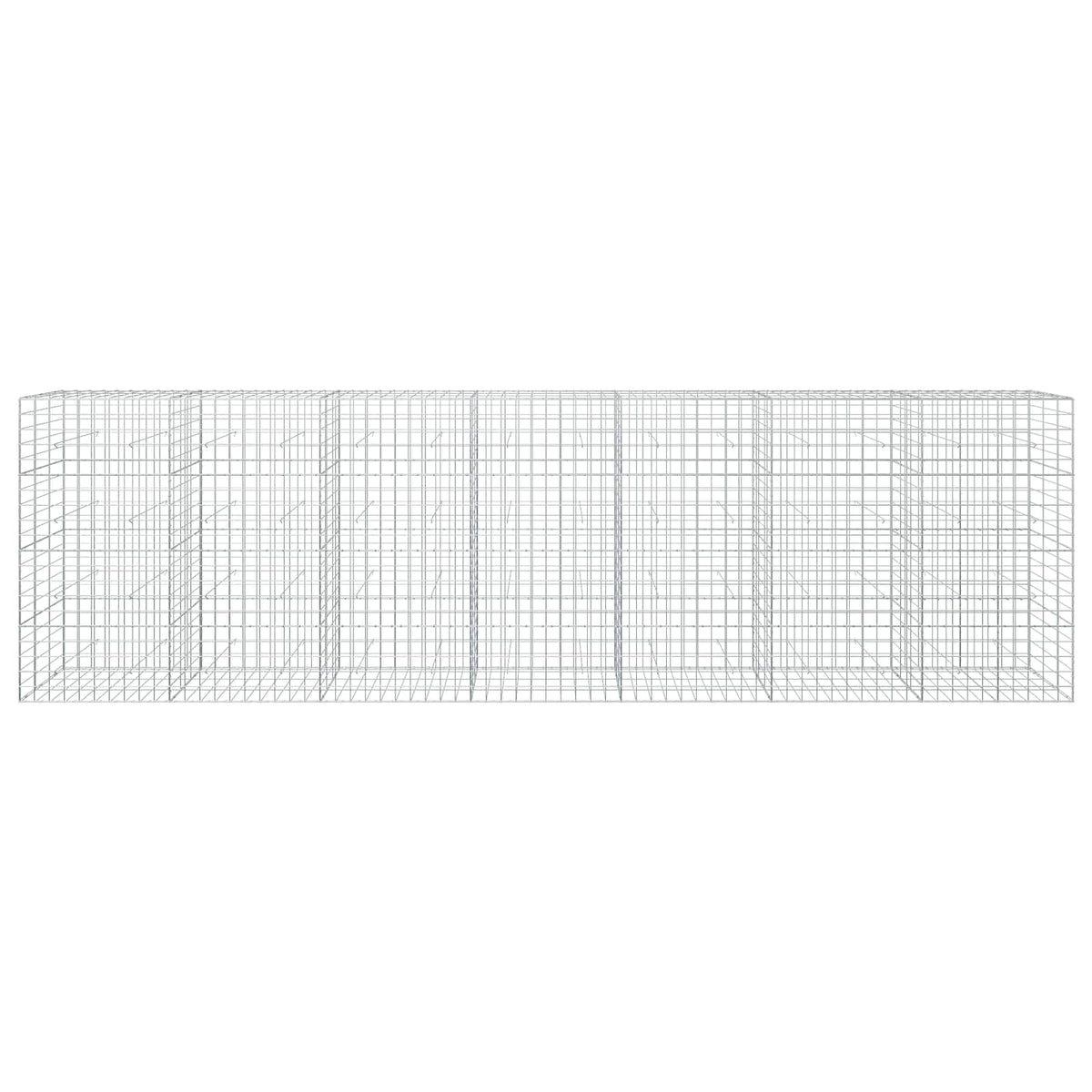vidaXL Gabion with 5 mm Wire and 10x10 cm Mesh 700x30x200 cm 3