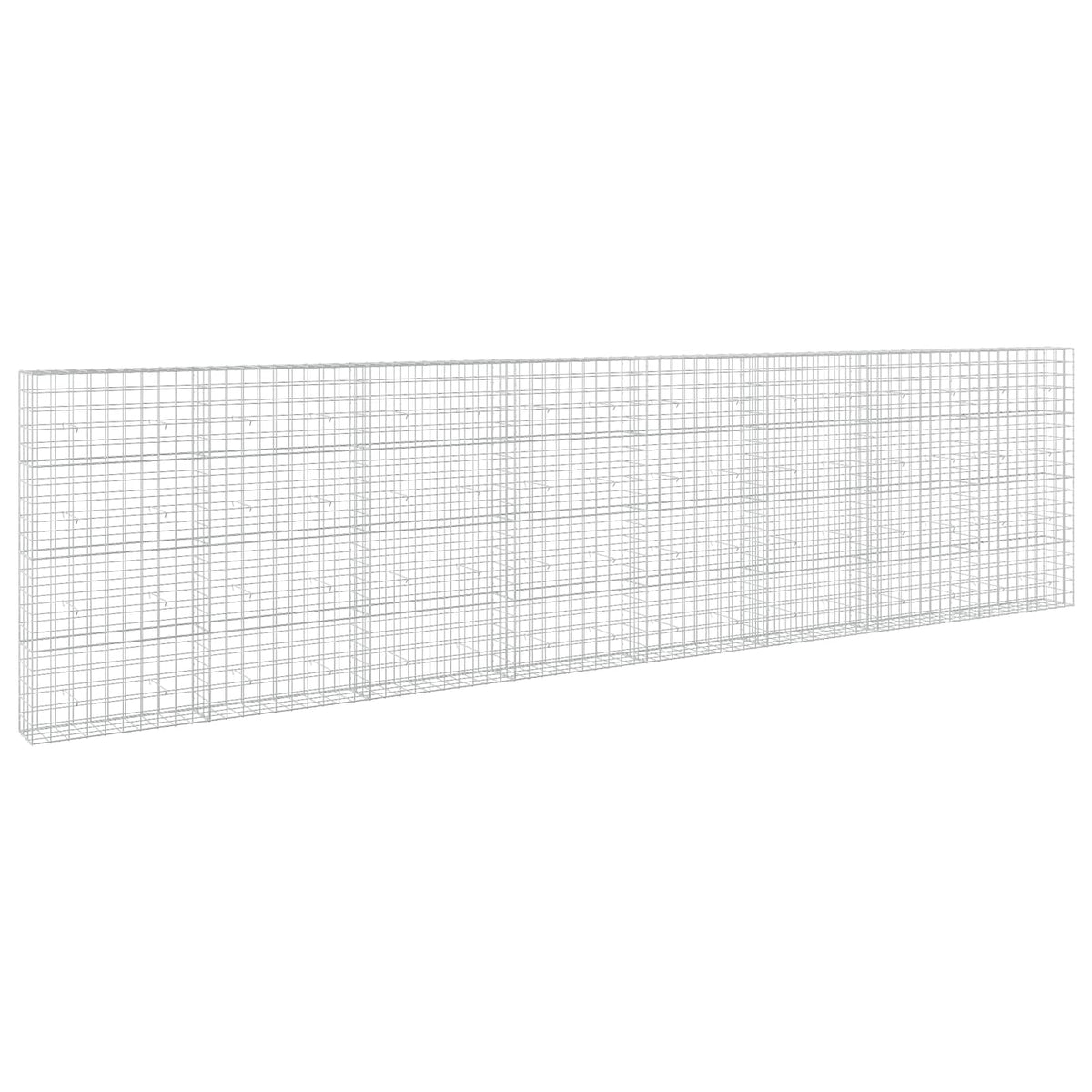 vidaXL Gabion with 5 mm Wire and 10x10 cm Mesh 800x30x200 cm 2