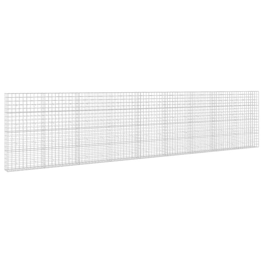 vidaXL Gabion with 5 mm Wire and 10x10 cm Mesh 900x30x200 cm 2