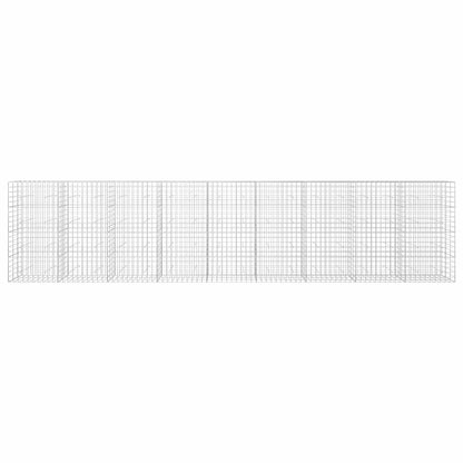vidaXL Gabion with 5 mm Wire and 10x10 cm Mesh 900x30x200 cm 3