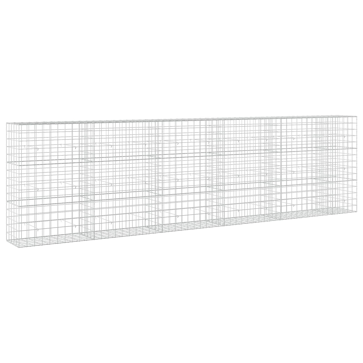 vidaXL Gabion with 5 mm Wire and 10x10 cm Mesh 550x50x150 cm 2