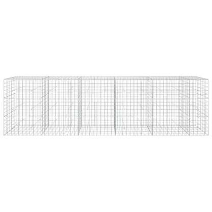 vidaXL Gabion with 5 mm Wire and 10x10 cm Mesh 550x50x150 cm 3