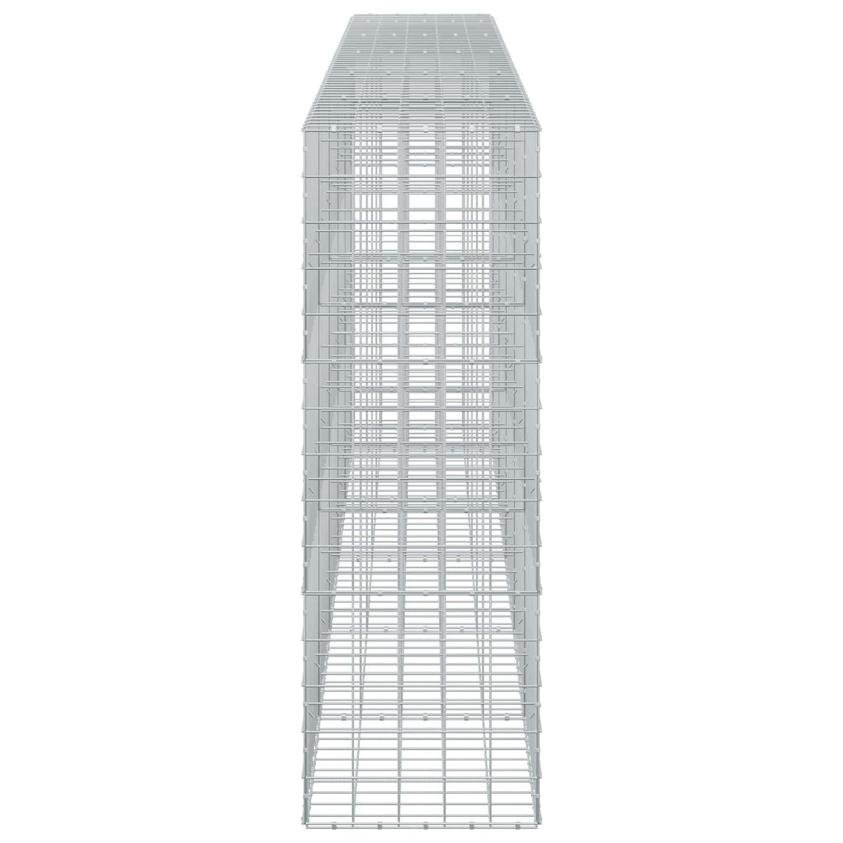 vidaXL Gabion with 5 mm Wire and 10x10 cm Mesh 550x50x150 cm 4