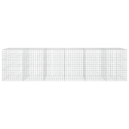 vidaXL Gabion with 5 mm Wire and 10x10 cm Mesh 600x50x150 cm 3