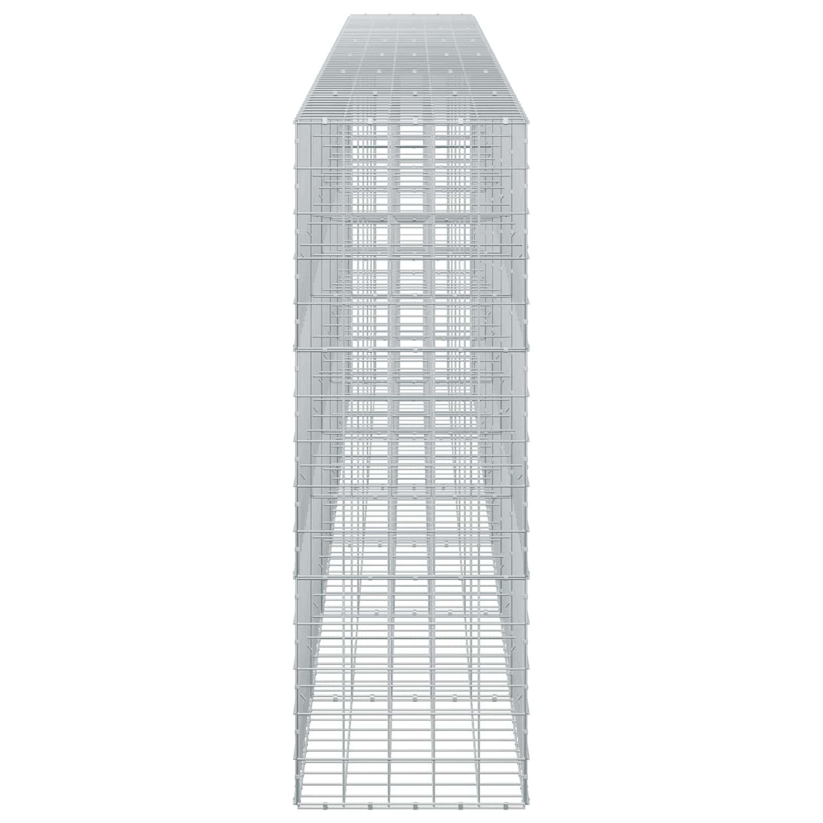 vidaXL Gabion with 5 mm Wire and 10x10 cm Mesh 650x50x150 cm 4