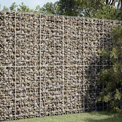 vidaXL Gabion with 5 mm Wire and 10x10 cm Mesh 50x50x200 cm