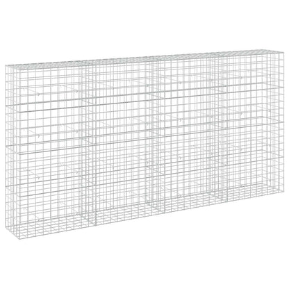 vidaXL Gabion with 5 mm Wire and 10x10 cm Mesh 400x50x200 cm 2