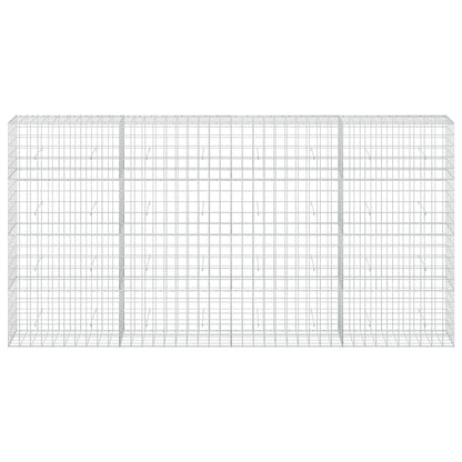 Gabion with 5 mm Wire and 10x10 cm Mesh 50x50x200 cm Height 200 cm Thickness 50 cm 50–1000 cm 400 cm