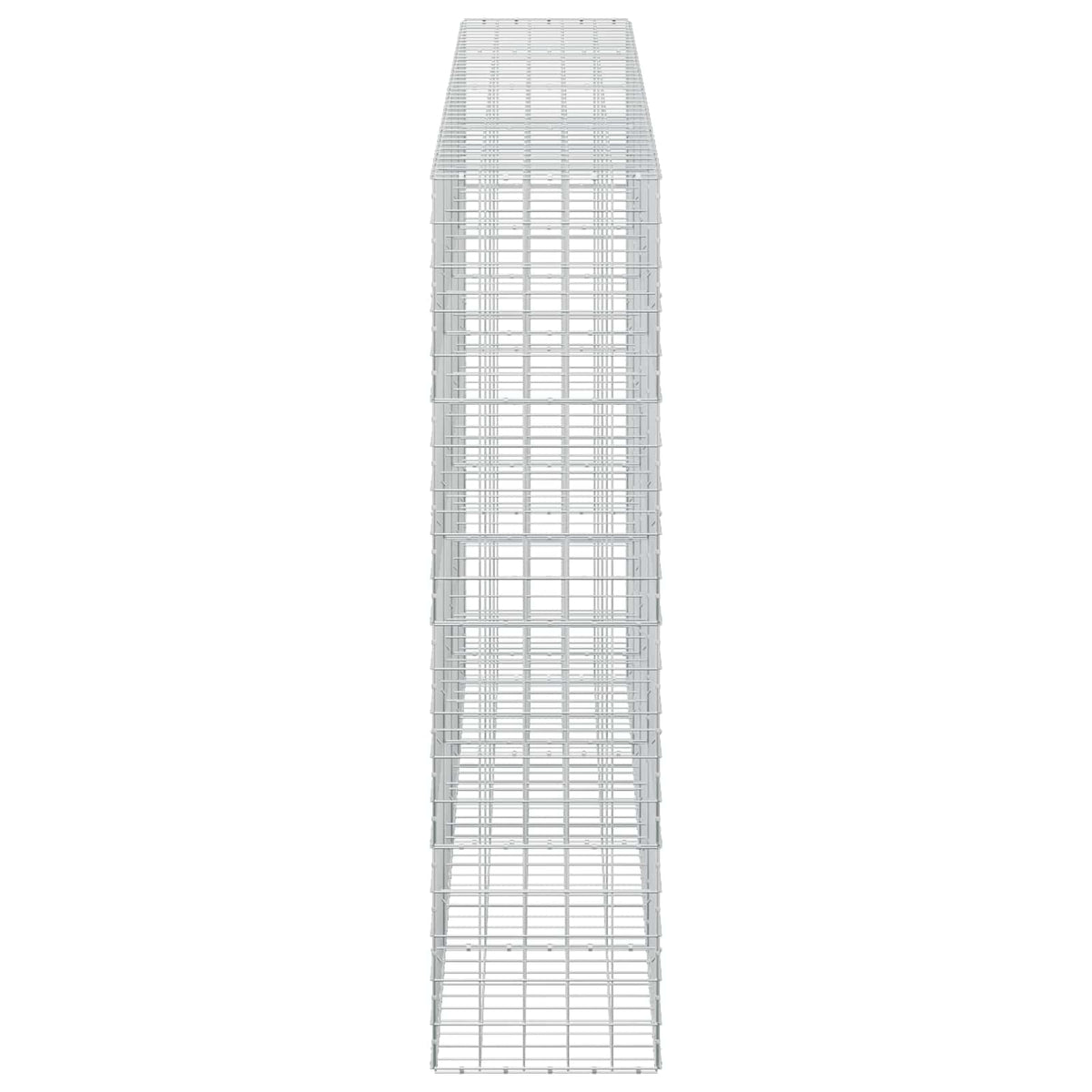 vidaXL Gabion with 5 mm Wire and 10x10 cm Mesh 400x50x200 cm 4