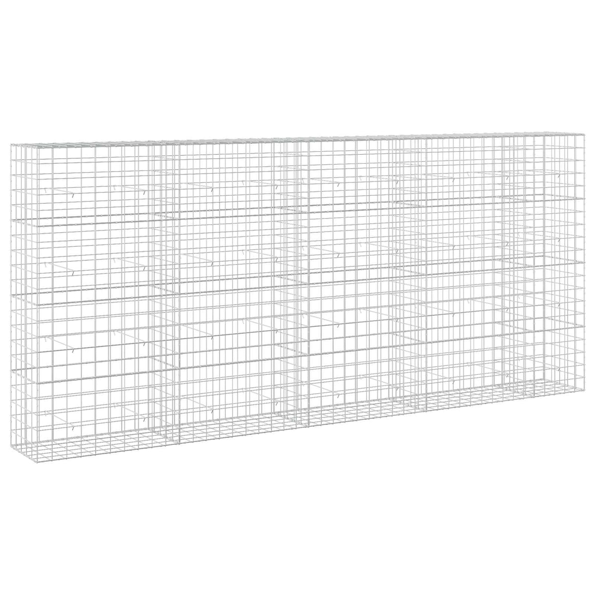 vidaXL Gabion with 5 mm Wire and 10x10 cm Mesh 450x50x200 cm 2