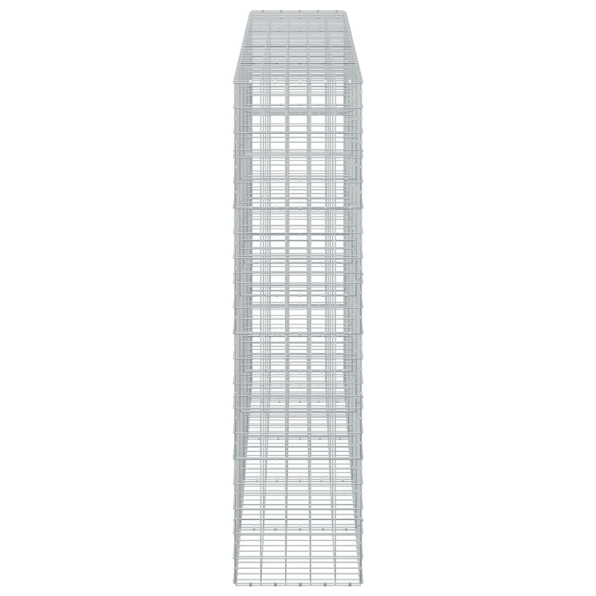 vidaXL Gabion with 5 mm Wire and 10x10 cm Mesh 450x50x200 cm 4