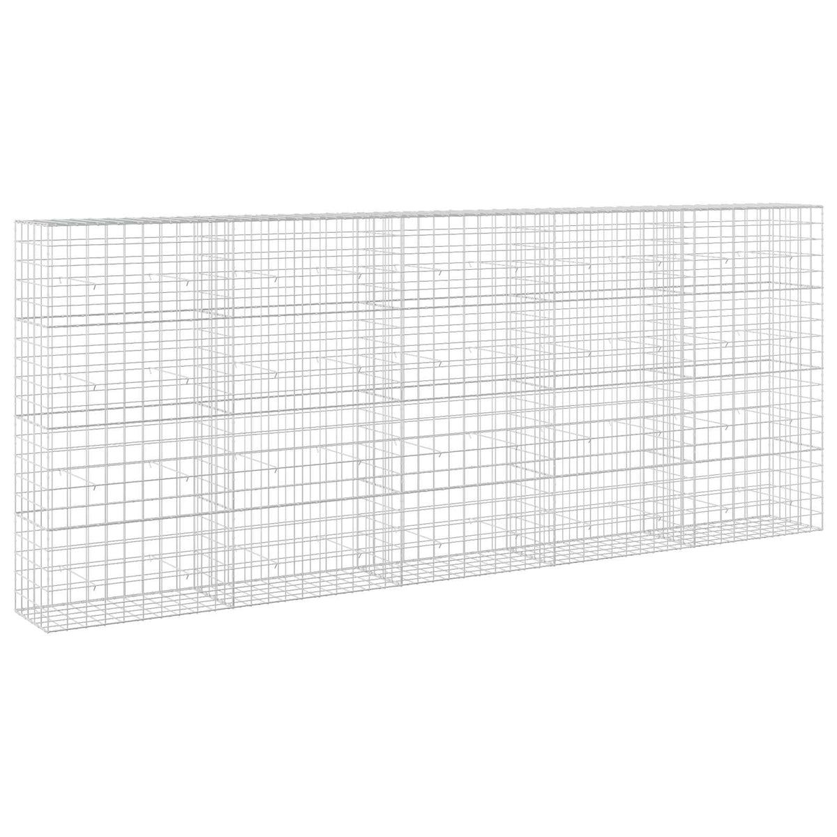 Gabion with 5 mm Wire and 10x10 cm Mesh 50x50x200 cm Height 200 cm Thickness 50 cm 50–1000 cm 500 cm