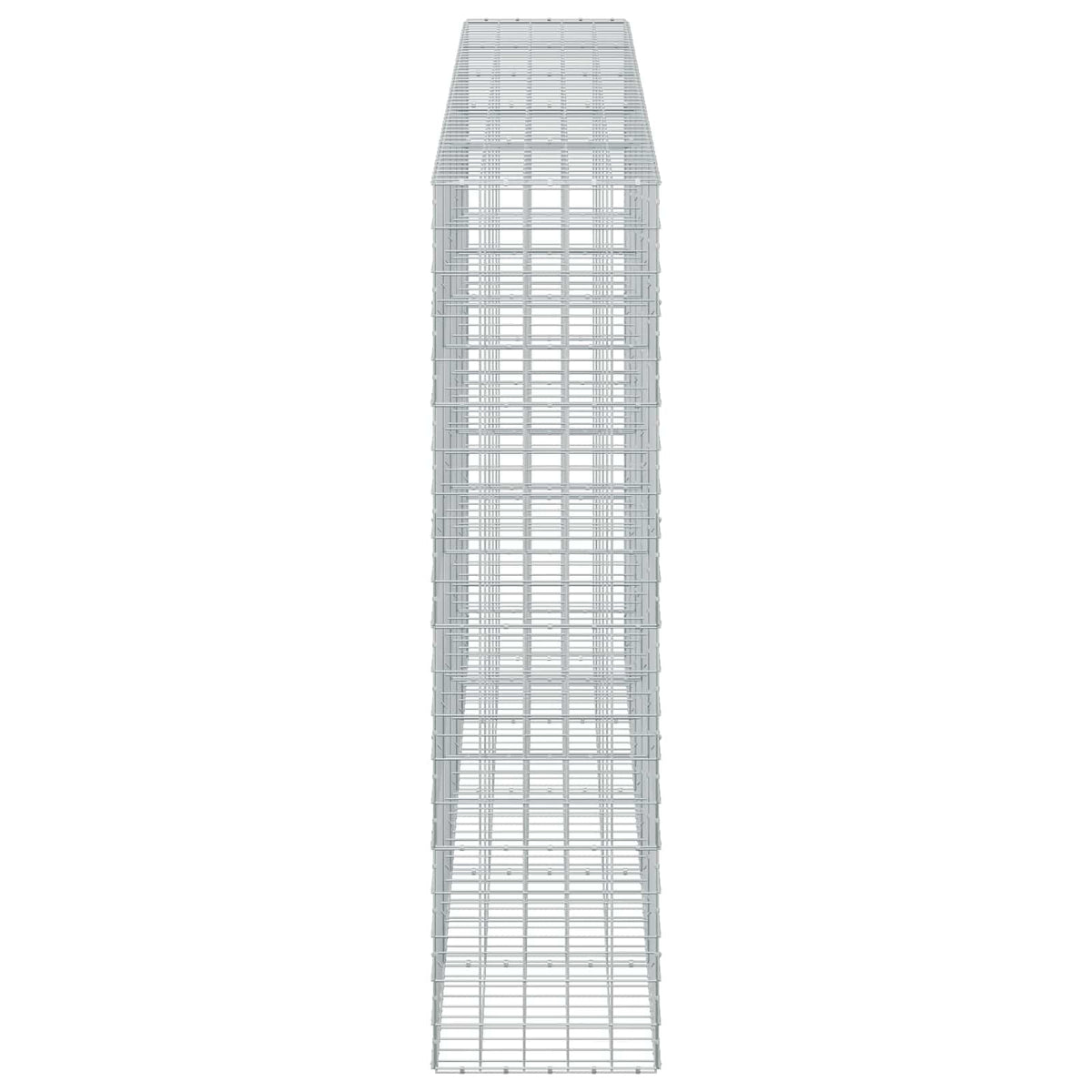 vidaXL Gabion with 5 mm Wire and 10x10 cm Mesh 500x50x200 cm 4