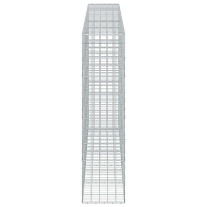 vidaXL Gabion with 5 mm Wire and 10x10 cm Mesh 500x50x200 cm 4