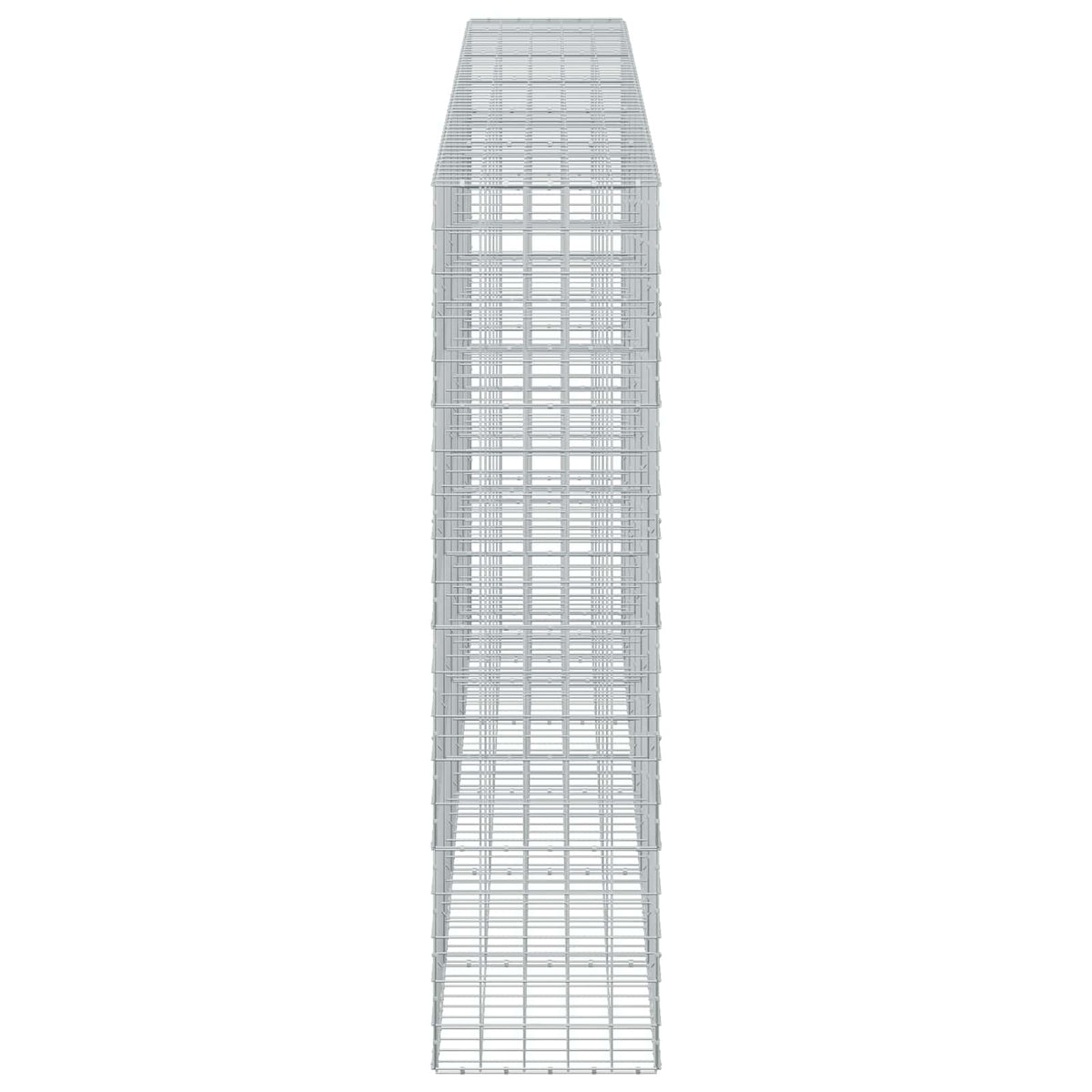 vidaXL Gabion with 5 mm Wire and 10x10 cm Mesh 550x50x200 cm 4