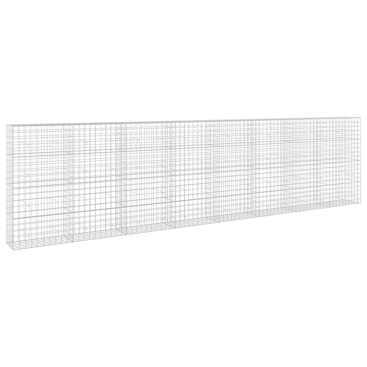 vidaXL Gabion with 5 mm Wire and 10x10 cm Mesh 800x50x200 cm 2