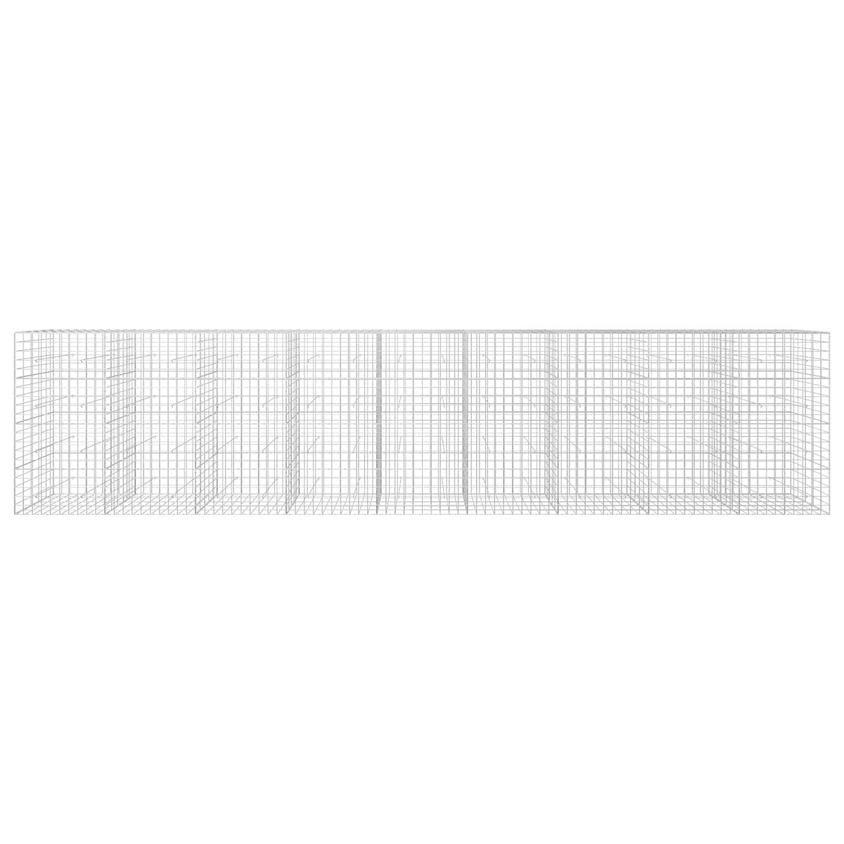 vidaXL Gabion with 5 mm Wire and 10x10 cm Mesh 900x50x200 cm 3