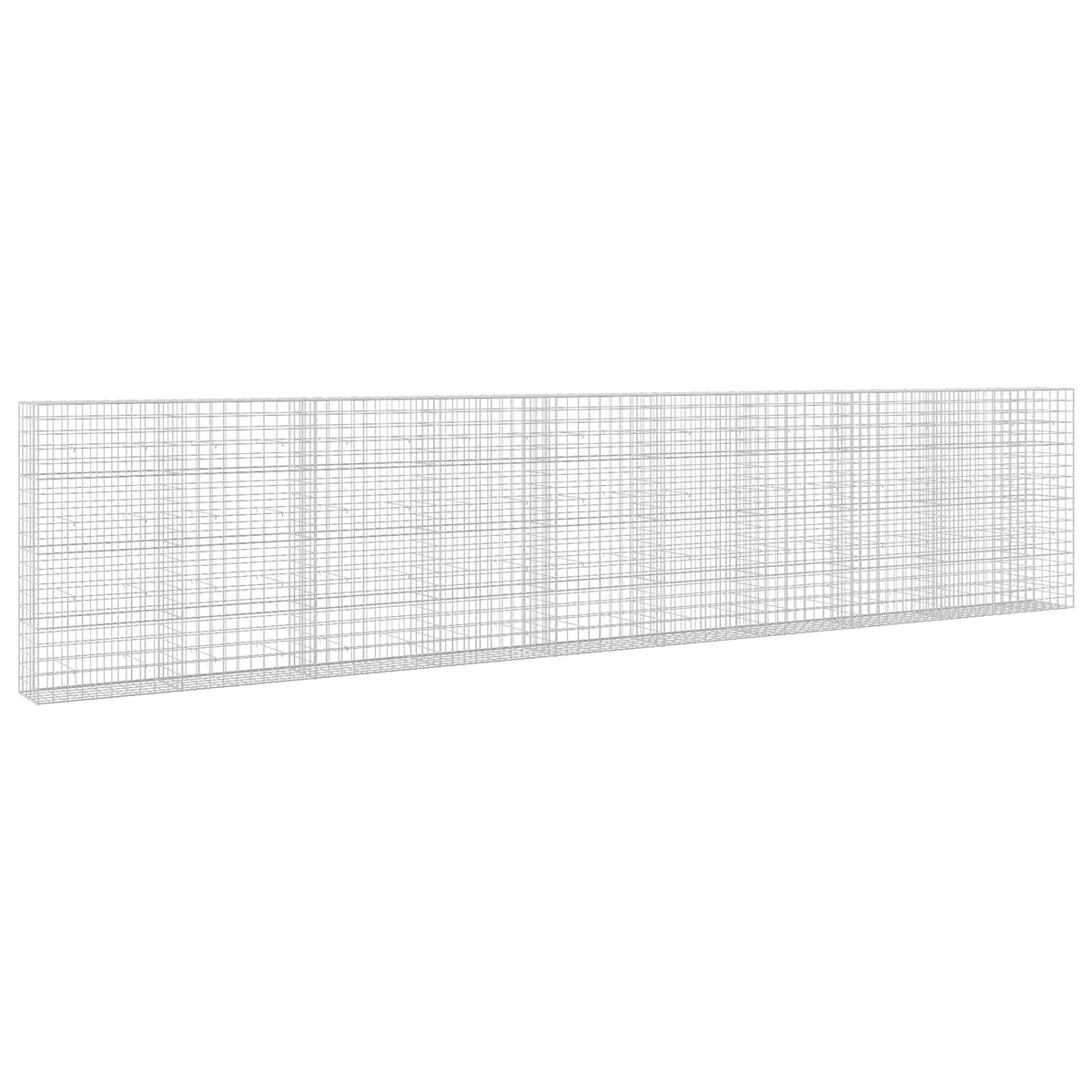 vidaXL Gabion with 5 mm Wire and 10x10 cm Mesh 950x50x200 cm 2