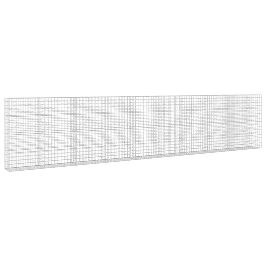 vidaXL Gabion with 5 mm Wire and 10x10 cm Mesh 950x50x200 cm 2