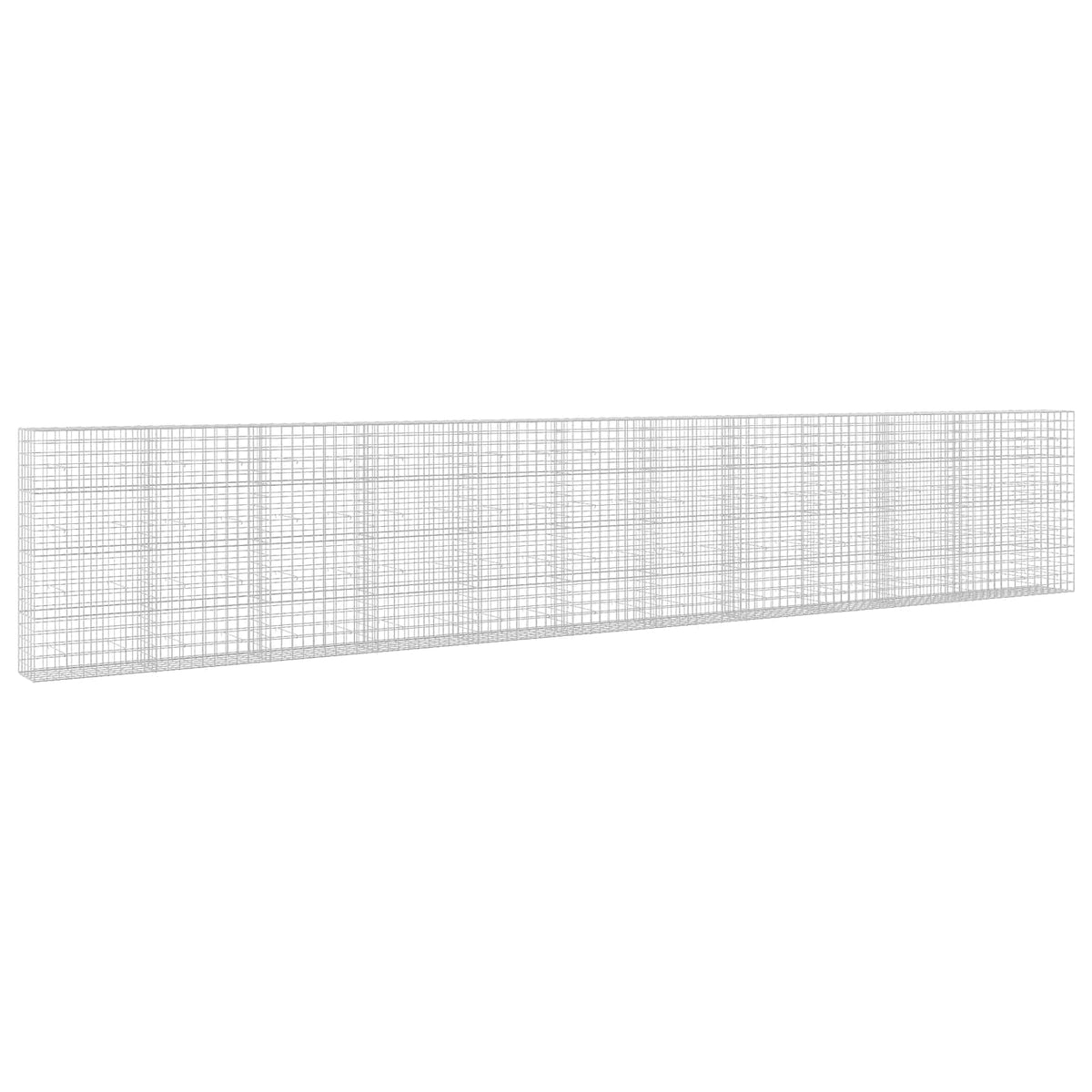 vidaXL Gabion with 5 mm Wire and 10x10 cm Mesh 1150x50x200 cm 2