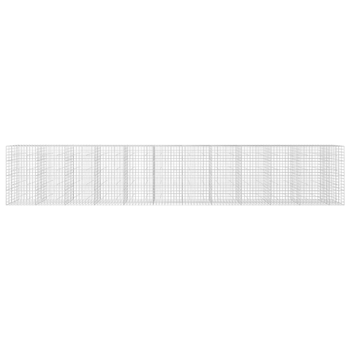 vidaXL Gabion with 5 mm Wire and 10x10 cm Mesh 1150x50x200 cm 3