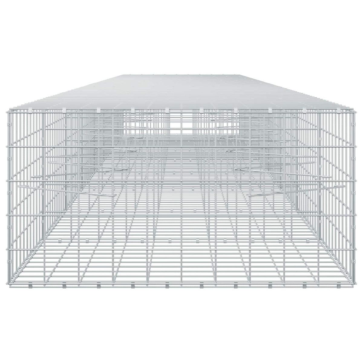 vidaXL Gabion with 5 mm Wire and 10x10 cm Mesh 800x100x50 cm 4