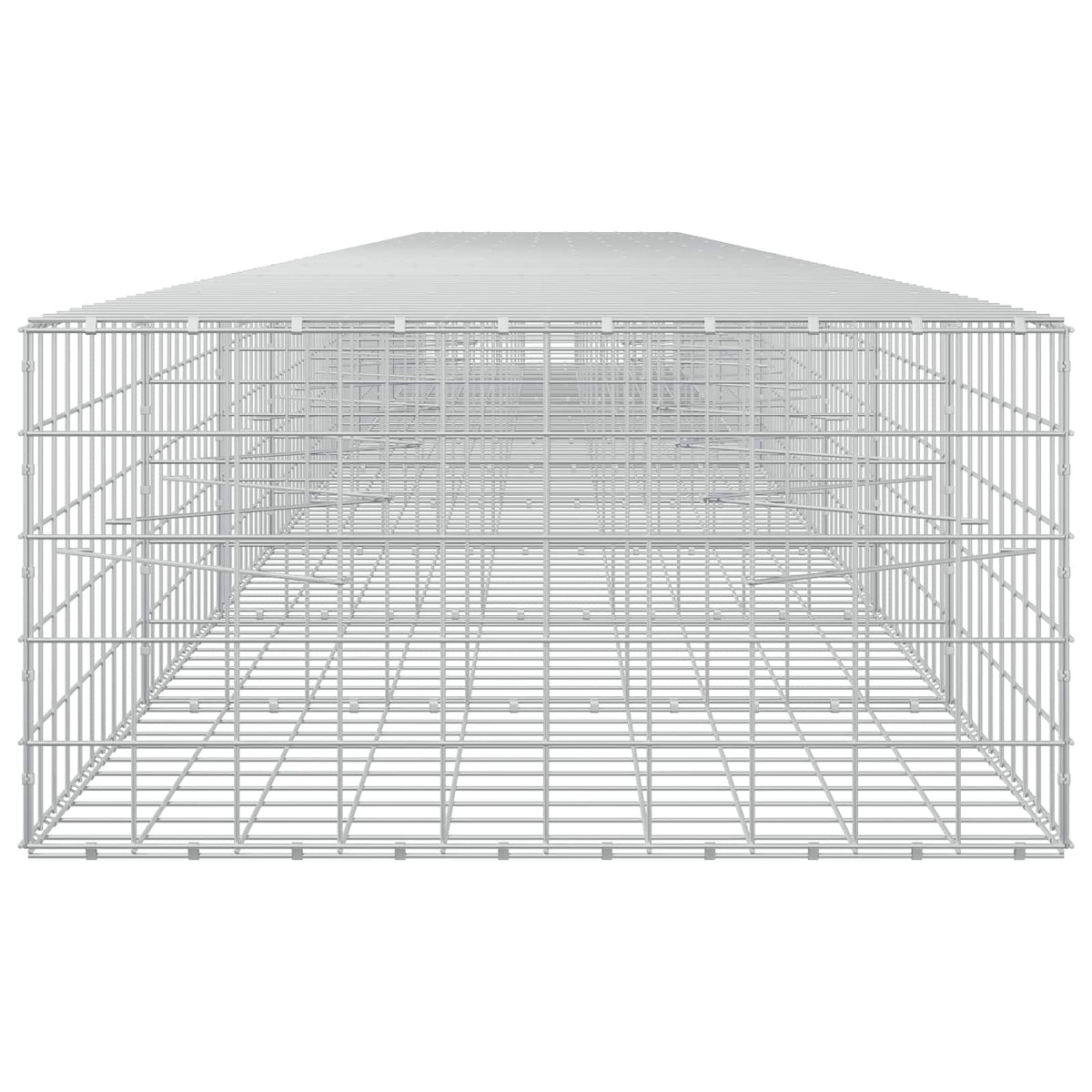 vidaXL Gabion with 5 mm Wire and 10x10 cm Mesh 1050x100x50 cm 4