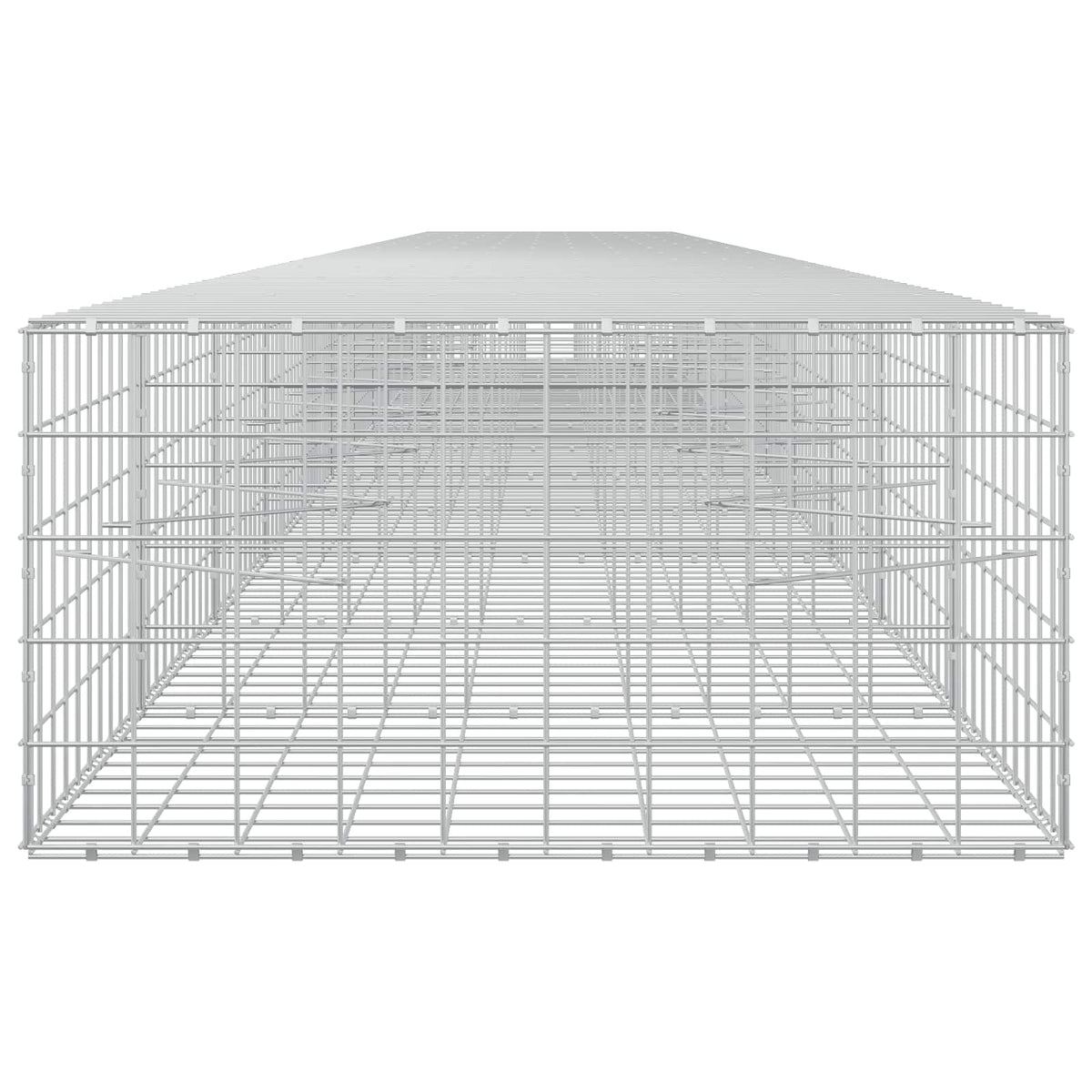 vidaXL Gabion with 5 mm Wire and 10x10 cm Mesh 1150x100x50 cm 4