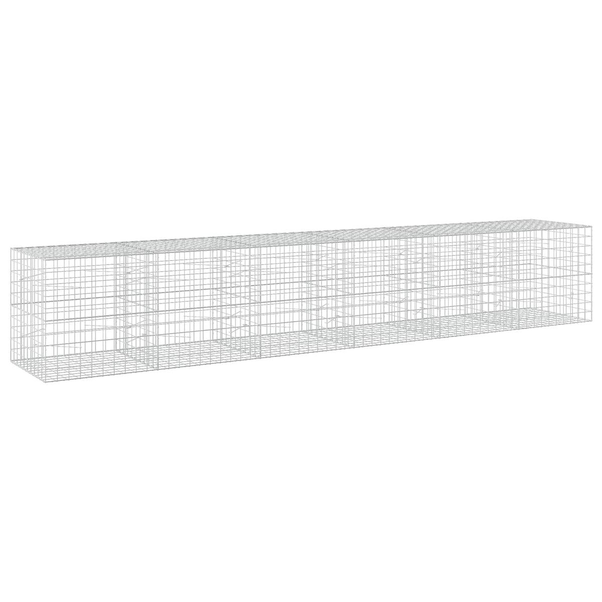 Gabion with 5 mm Wire and 10x10 cm Mesh 50x100x100 cm Height 100 cm Thickness 100 cm 50–1000 cm 600 cm