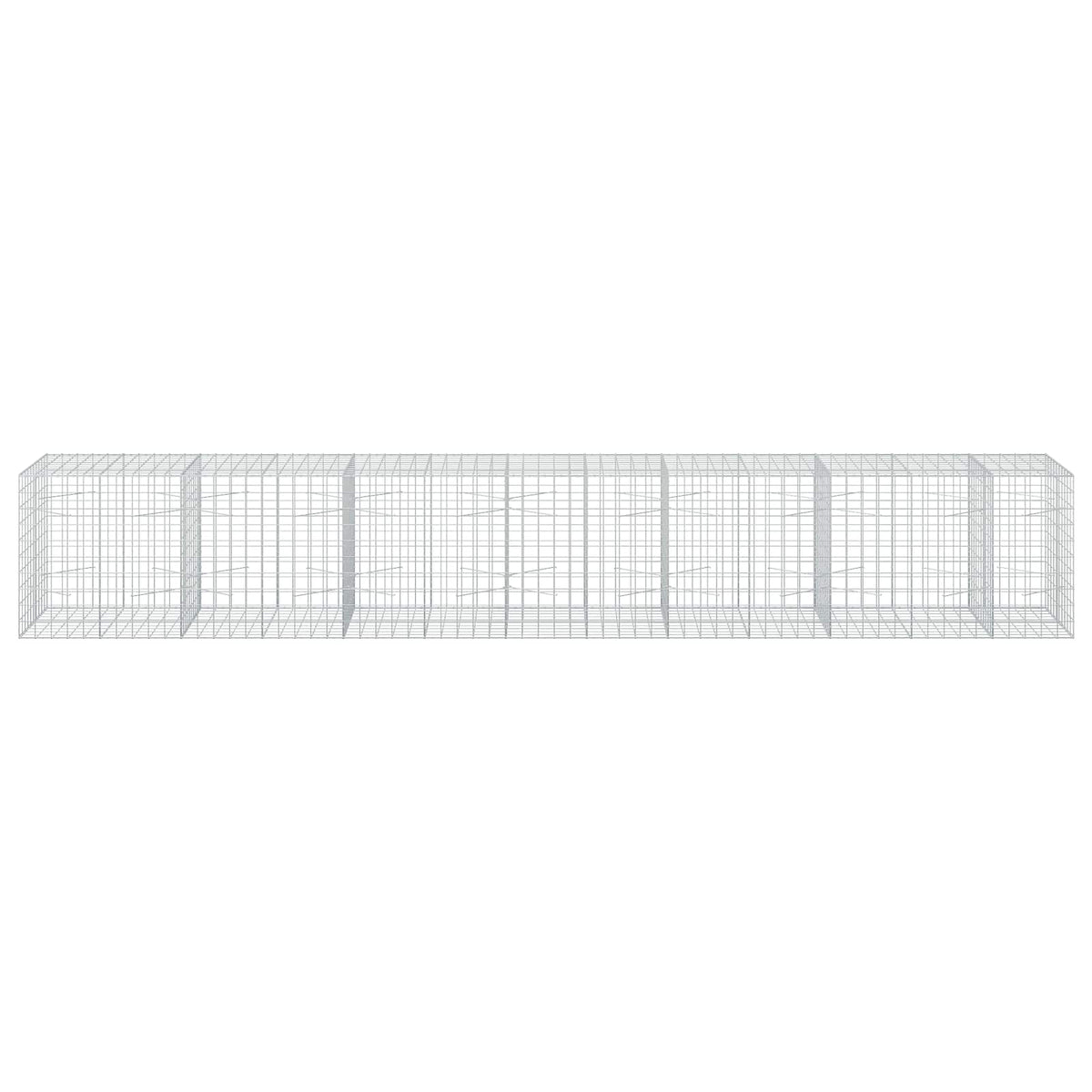 Gabion with 5 mm Wire and 10x10 cm Mesh 50x100x100 cm Height 100 cm Thickness 100 cm 50–1000 cm 650 cm