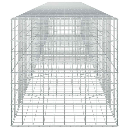 vidaXL Gabion with 5 mm Wire and 10x10 cm Mesh 700x100x100 cm 4
