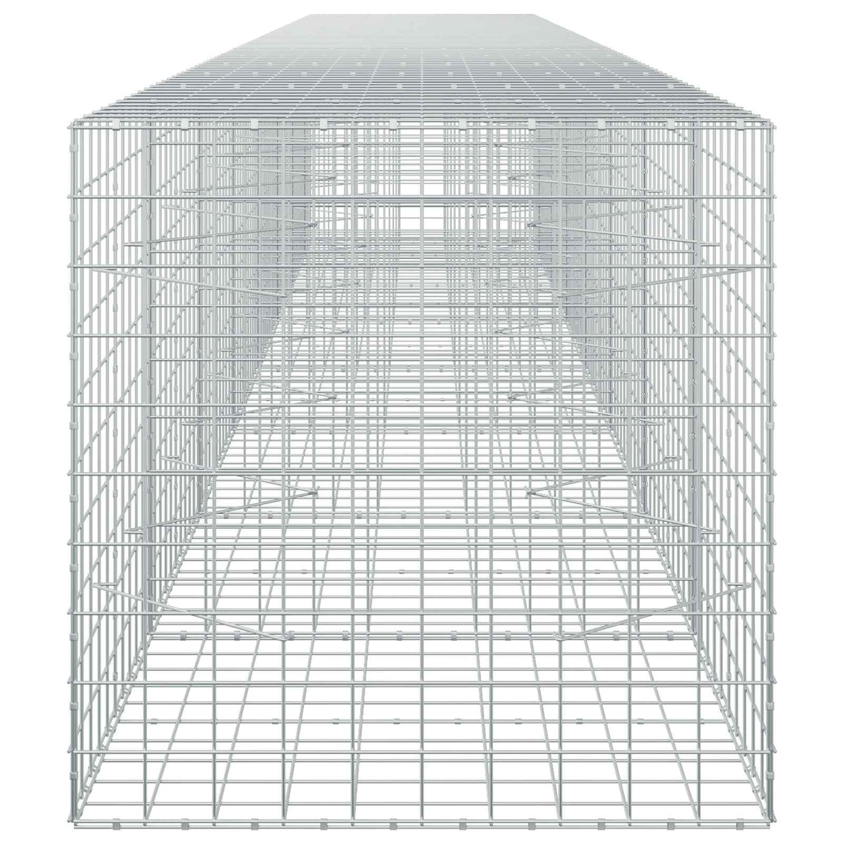 vidaXL Gabion with 5 mm Wire and 10x10 cm Mesh 750x100x100 cm 4