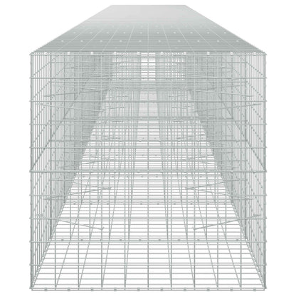 vidaXL Gabion with 5 mm Wire and 10x10 cm Mesh 1100x100x100 cm 4