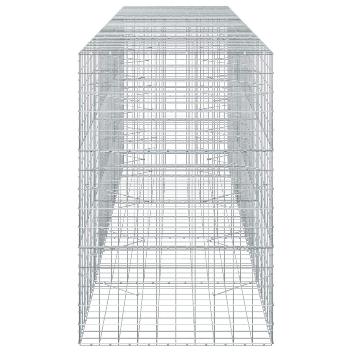 vidaXL Gabion with 5 mm Wire and 10x10 cm Mesh 450x100x150 cm 4
