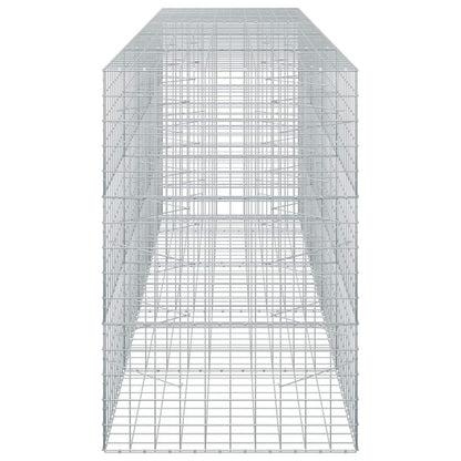 vidaXL Gabion with 5 mm Wire and 10x10 cm Mesh 450x100x150 cm 4