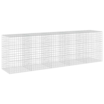 vidaXL Gabion with 5 mm Wire and 10x10 cm Mesh 500x100x150 cm 2