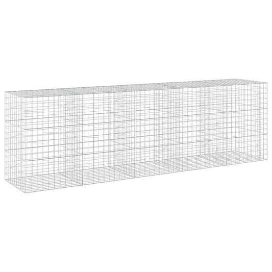 vidaXL Gabion with 5 mm Wire and 10x10 cm Mesh 500x100x150 cm 2