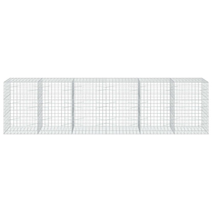 Gabion with 5 mm Wire and 10x10 cm Mesh 50x100x150 cm Height 150 cm Thickness 100 cm 50–1000 cm 600 cm