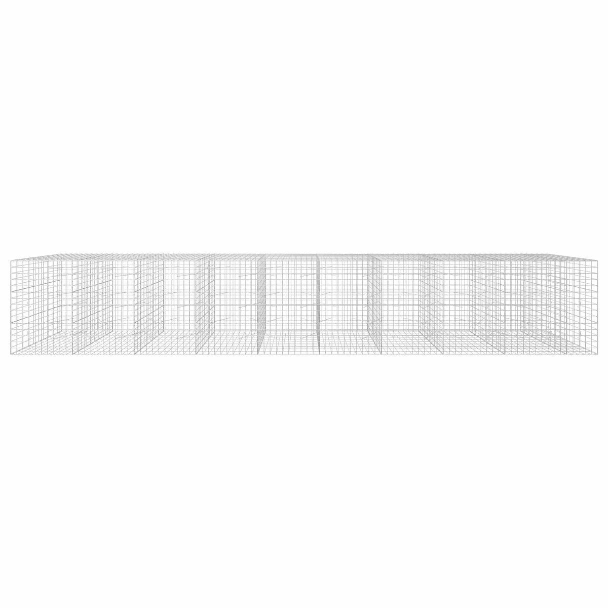 vidaXL Gabion with 5 mm Wire and 10x10 cm Mesh 950x100x150 cm 3