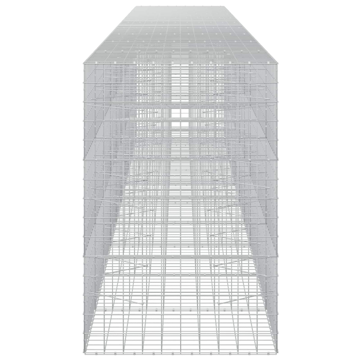 vidaXL Gabion with 5 mm Wire and 10x10 cm Mesh 950x100x150 cm 4
