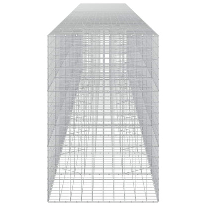 vidaXL Gabion with 5 mm Wire and 10x10 cm Mesh 1000x100x150 cm 4