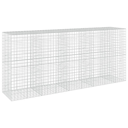 vidaXL Gabion with 5 mm Wire and 10x10 cm Mesh 450x100x200 cm 2