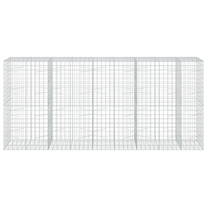 vidaXL Gabion with 5 mm Wire and 10x10 cm Mesh 450x100x200 cm 3