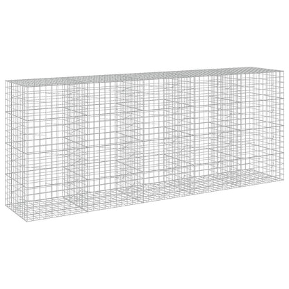 vidaXL Gabion with 5 mm Wire and 10x10 cm Mesh 500x100x200 cm 2