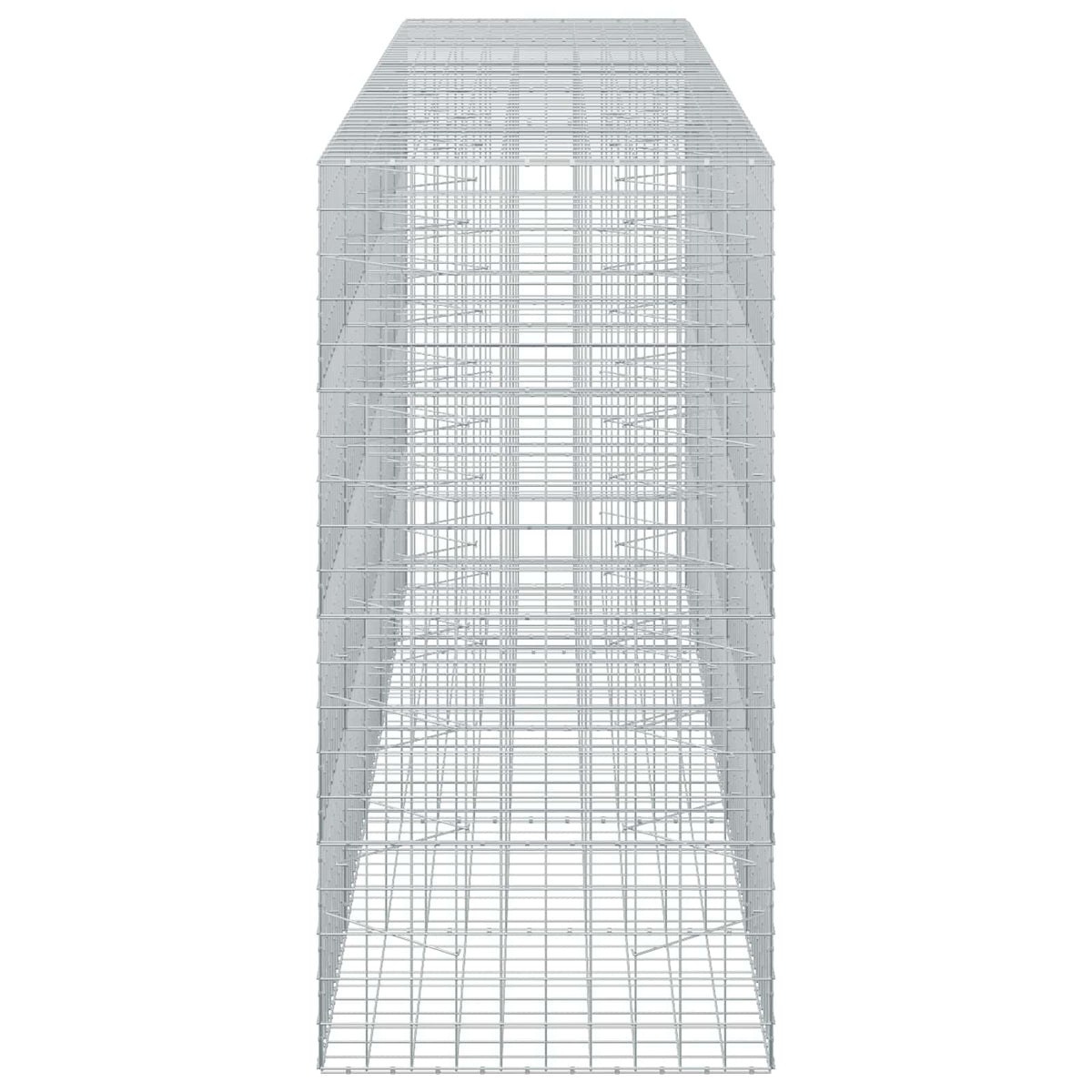 vidaXL Gabion with 5 mm Wire and 10x10 cm Mesh 500x100x200 cm 4