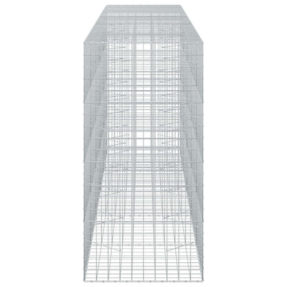 vidaXL Gabion with 5 mm Wire and 10x10 cm Mesh 500x100x200 cm 4