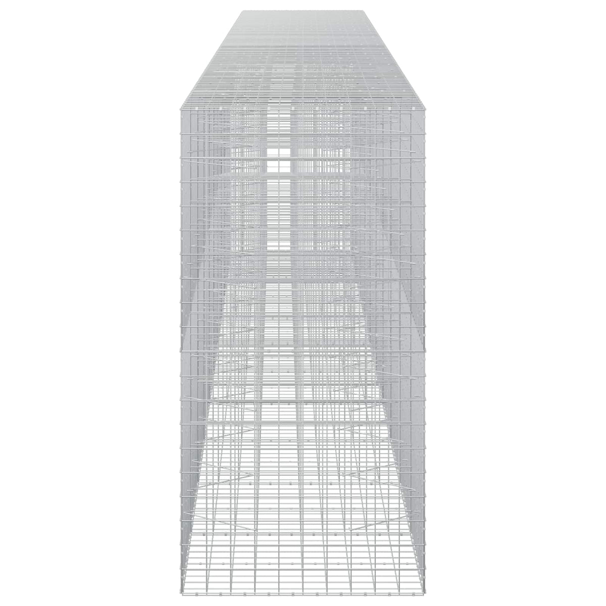 vidaXL Gabion with 5 mm Wire and 10x10 cm Mesh 1050x100x200 cm 4